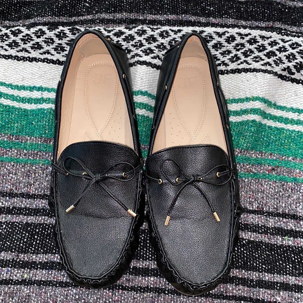 Women’s black loafers